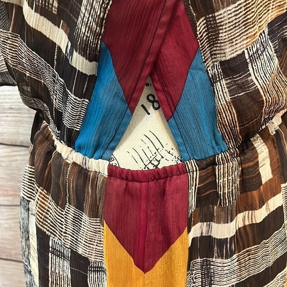 Plenty by Tracy Reese Silk Dress Ruffles Size Medium - Picture 8 of 11